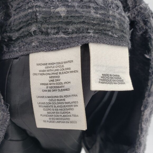 RACHEL ROY Eyelash Tweed Cargo Mini Skirt Charcoal Gray Dark Navy Taupe Tan 4 - Picture 8 of 11